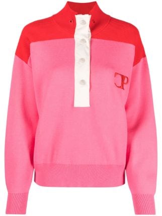 Claudie Pierlot colour block Knit Sweatshirt Farfetch