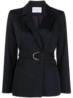 Claudie Pierlot レザー ライダースジャケット | ブラック | FARFETCH JP