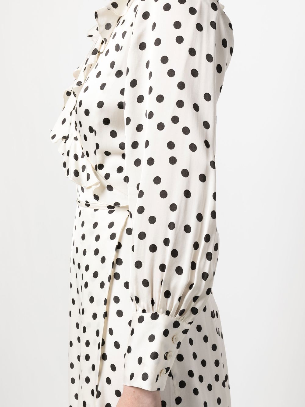 Claudie Pierlot polka-dot Print Midi Dress - Farfetch