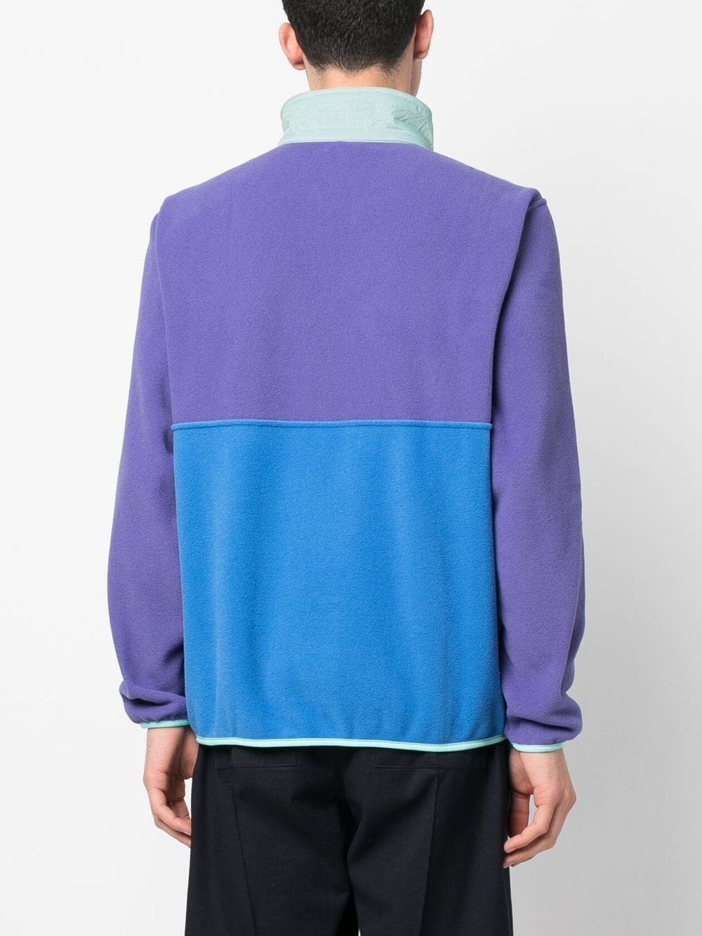 Patagonia logo-patch Zipped Jumper - Farfetch