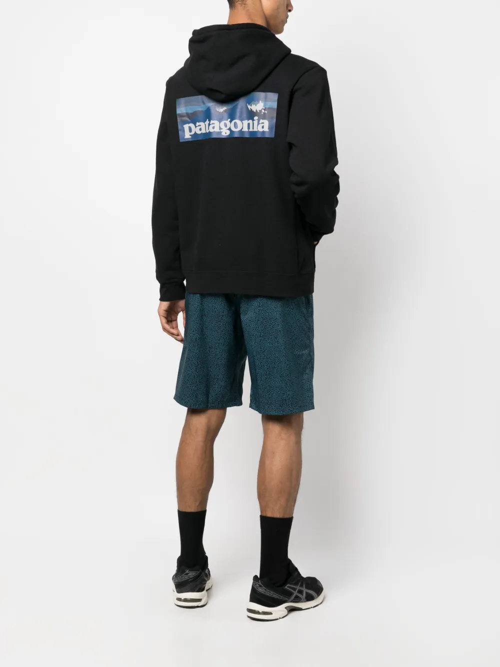 Patagonia logo-print Drawstring Hoodie - Farfetch