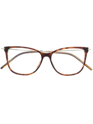 Gucci Eyewear Tortoiseshell cat-eye Frame Glasses - Farfetch