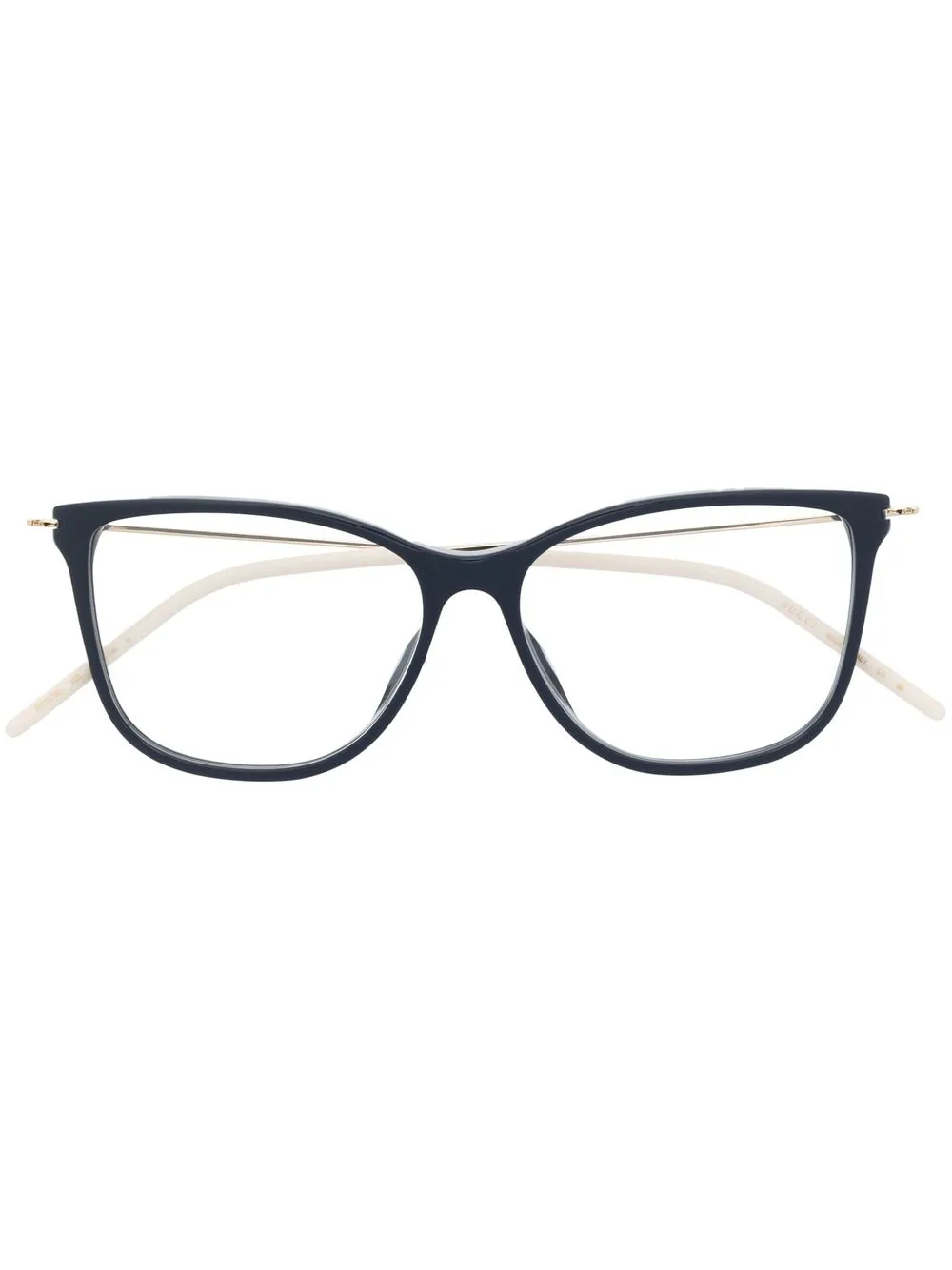 Gucci Eyewear Occhiali con placca logo - Blu