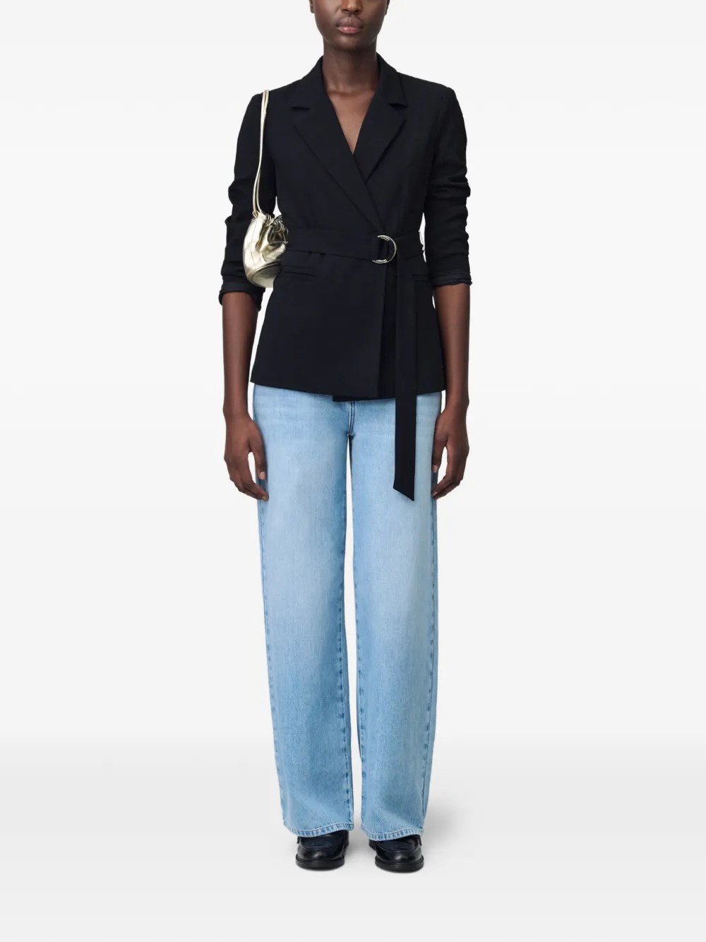  Claudie Pierlot Belted Blazer - Black 