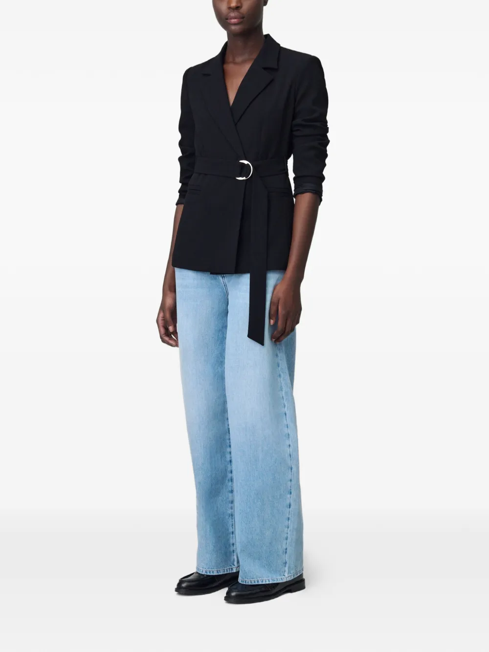  Claudie Pierlot Belted Blazer - Black 