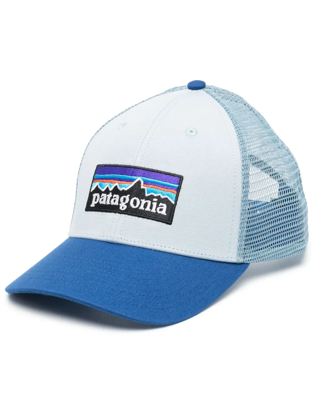Patagonia P-6 Logo Lopro Organic-cotton Cap In Blau