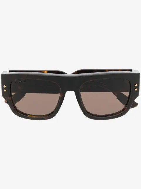 Gucci Eyewear Sonnenbrille mit eckigem Gestell