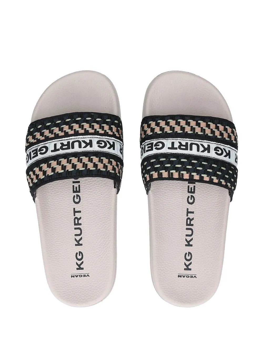 KG Kurt Geiger Ryder Tape open-toe Slides - Farfetch
