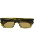 Saint Laurent Eyewear square-frame sunglasses - Green