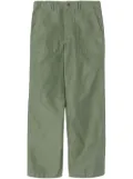 RE/DONE straight-leg utility trousers - Green