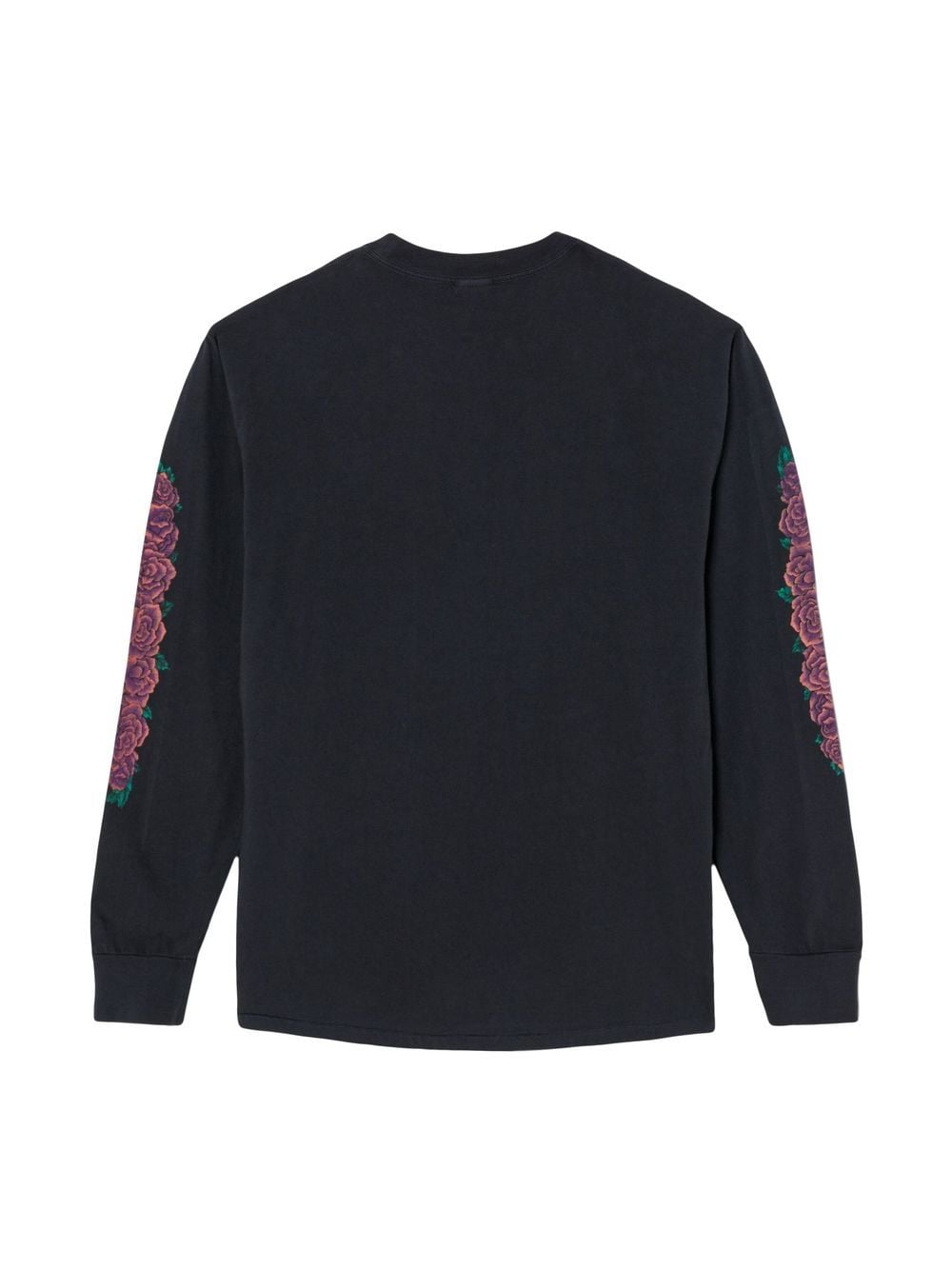 Shop Re/done Cosmic Rose-print Sweatshirt In Schwarz