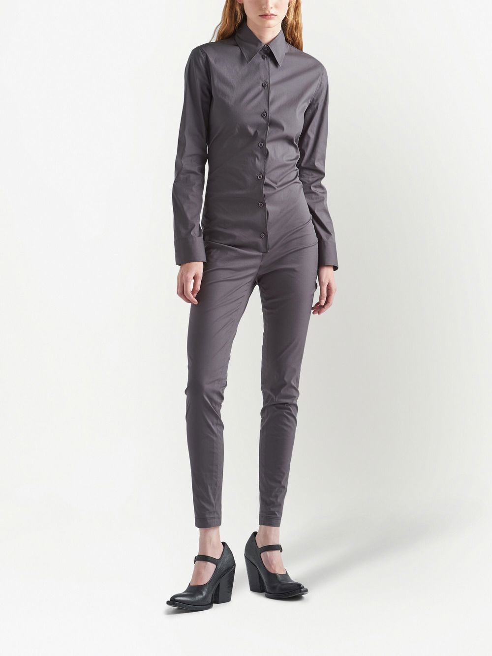 Prada Jumpsuit met lange mouwen - Grijs