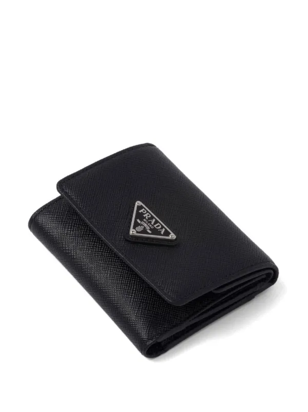 Prada Black Saffiano Leather Wallet