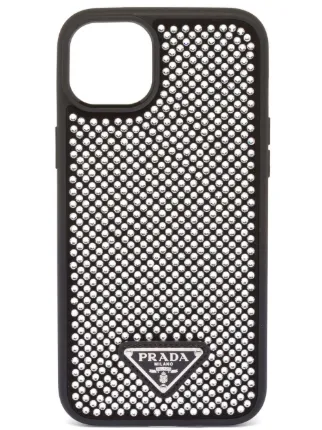 Prada crystal-embellished iPhone 14 Plus Case - Farfetch