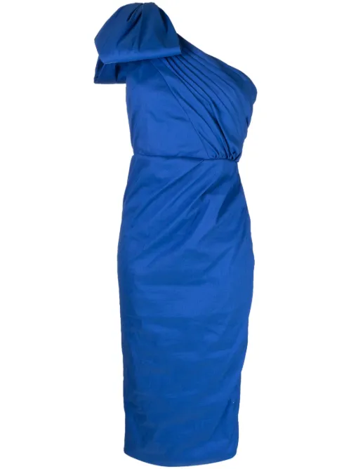 Robe mi-longue à design à une épaule - Rachel Gilbert - Modalova