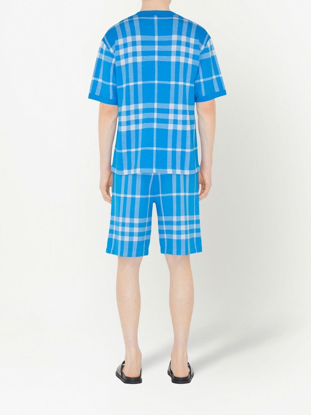 Cheap Burberry check-print Bermuda shorts Men