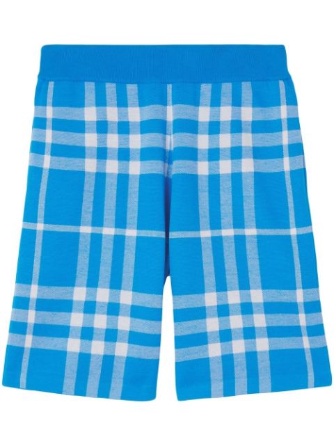 Burberry check-print Bermuda shorts