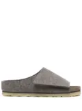 Fear Of God open-toe suede slides - Grey