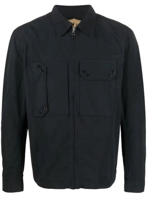 Ten C patch-detail shirt jacket 