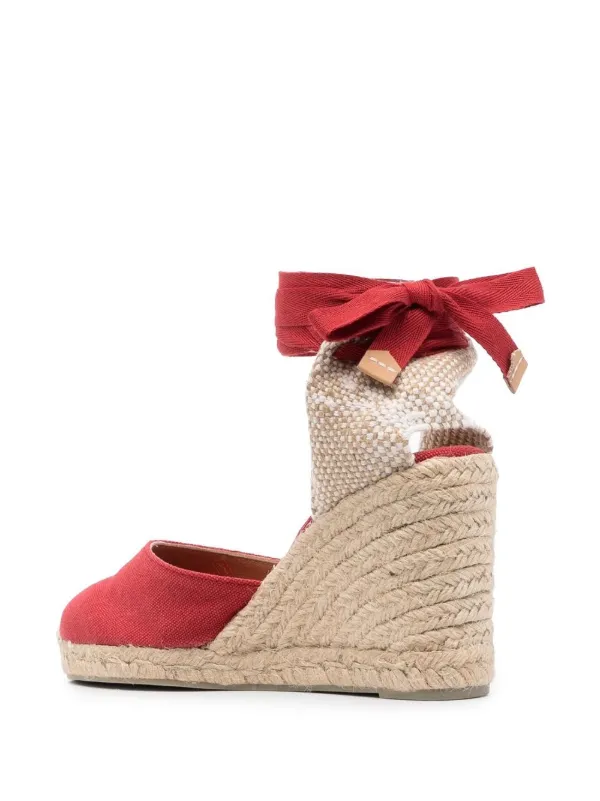 Round toe best sale espadrille wedge