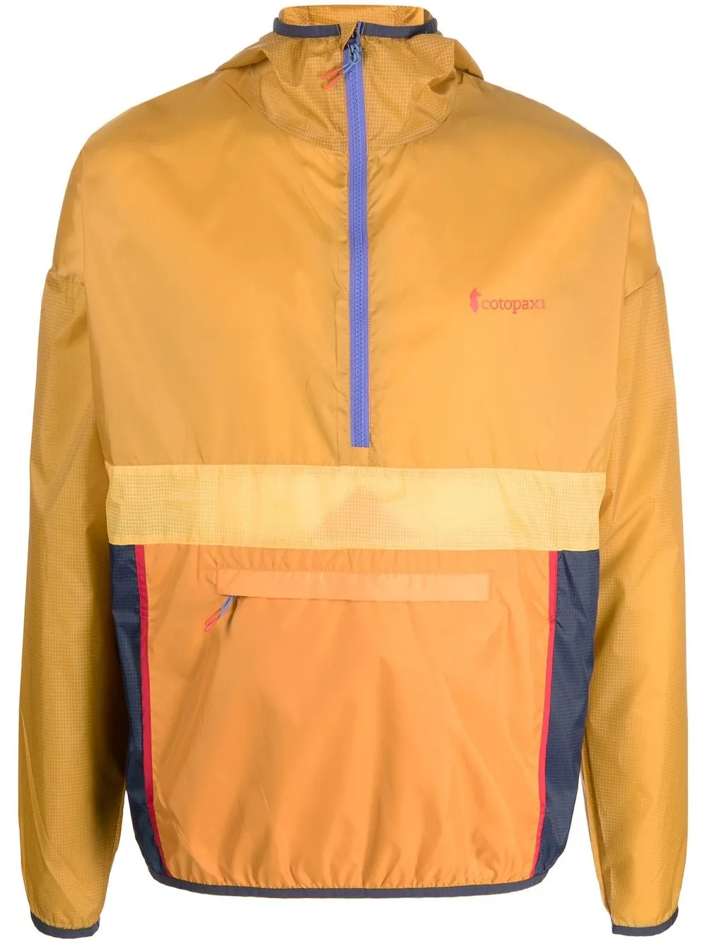 COTOPAXI chaleco capitonado con cierre y diseño color block | naranja | Image 1