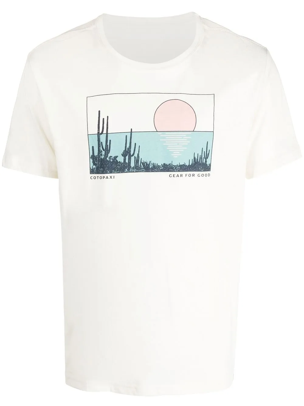 COTOPAXI playera con estampado gráfico | blanco | Image 1