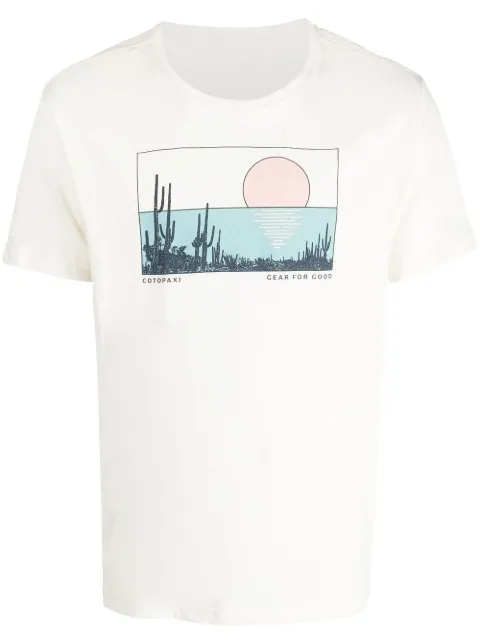 COTOPAXI playera con estampado gráfico