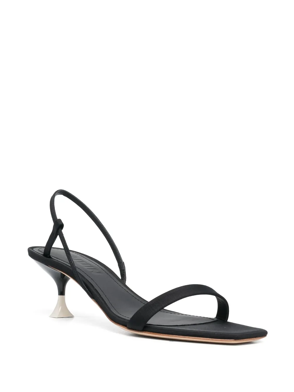 3juin Capri leren sandalen - Zwart