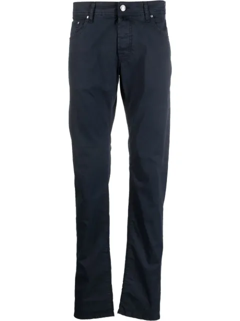 Jacob Cohën embroidered-logo jeans 