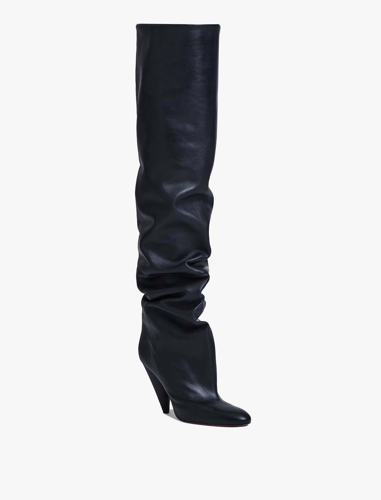 Cone Slouch Over The Knee Boots #2