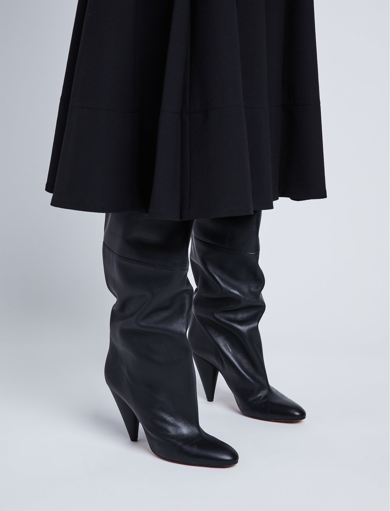 Cone Slouch Over The Knee Boots #5