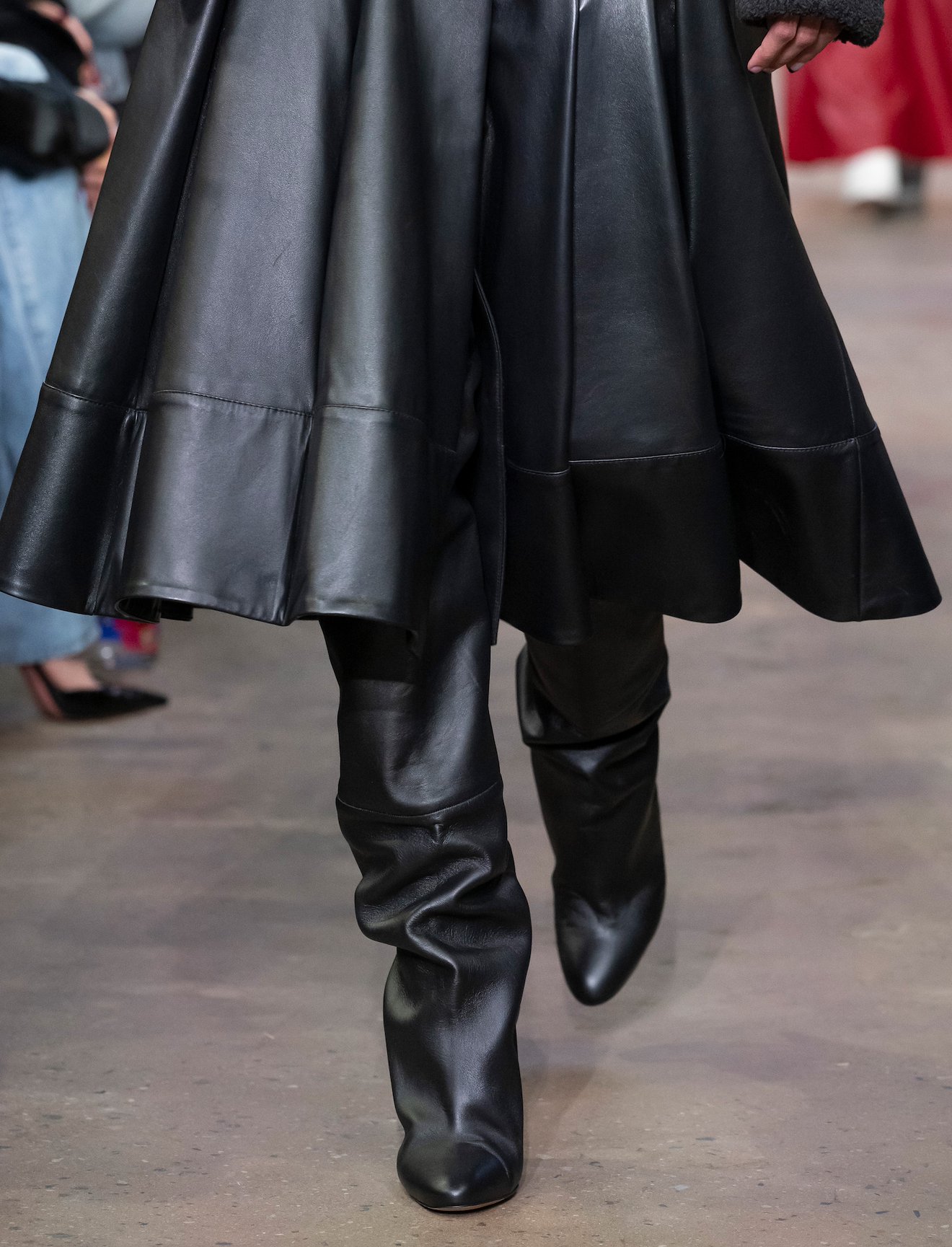 Cone Slouch Over The Knee Boots #6