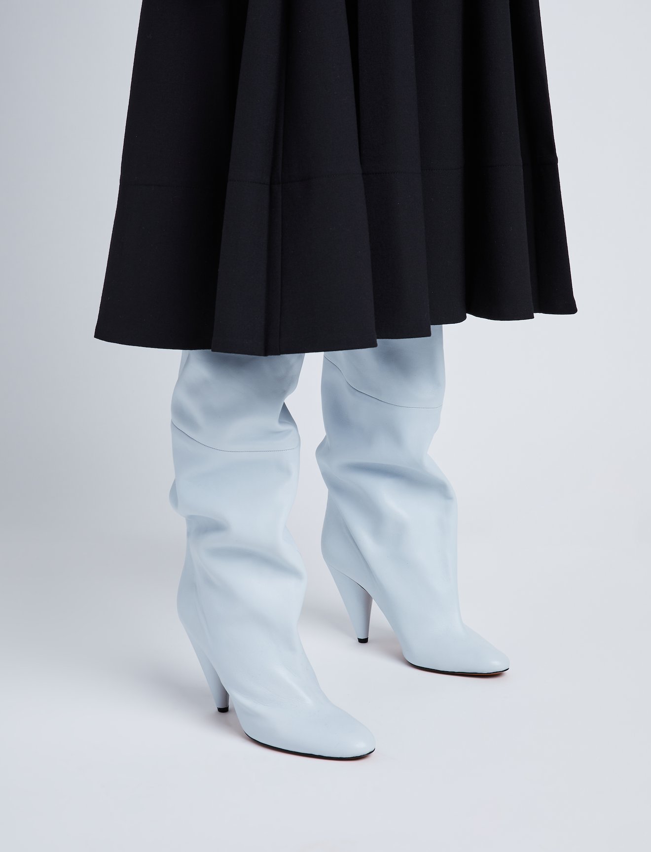 Cone Slouch Over The Knee Boots #4