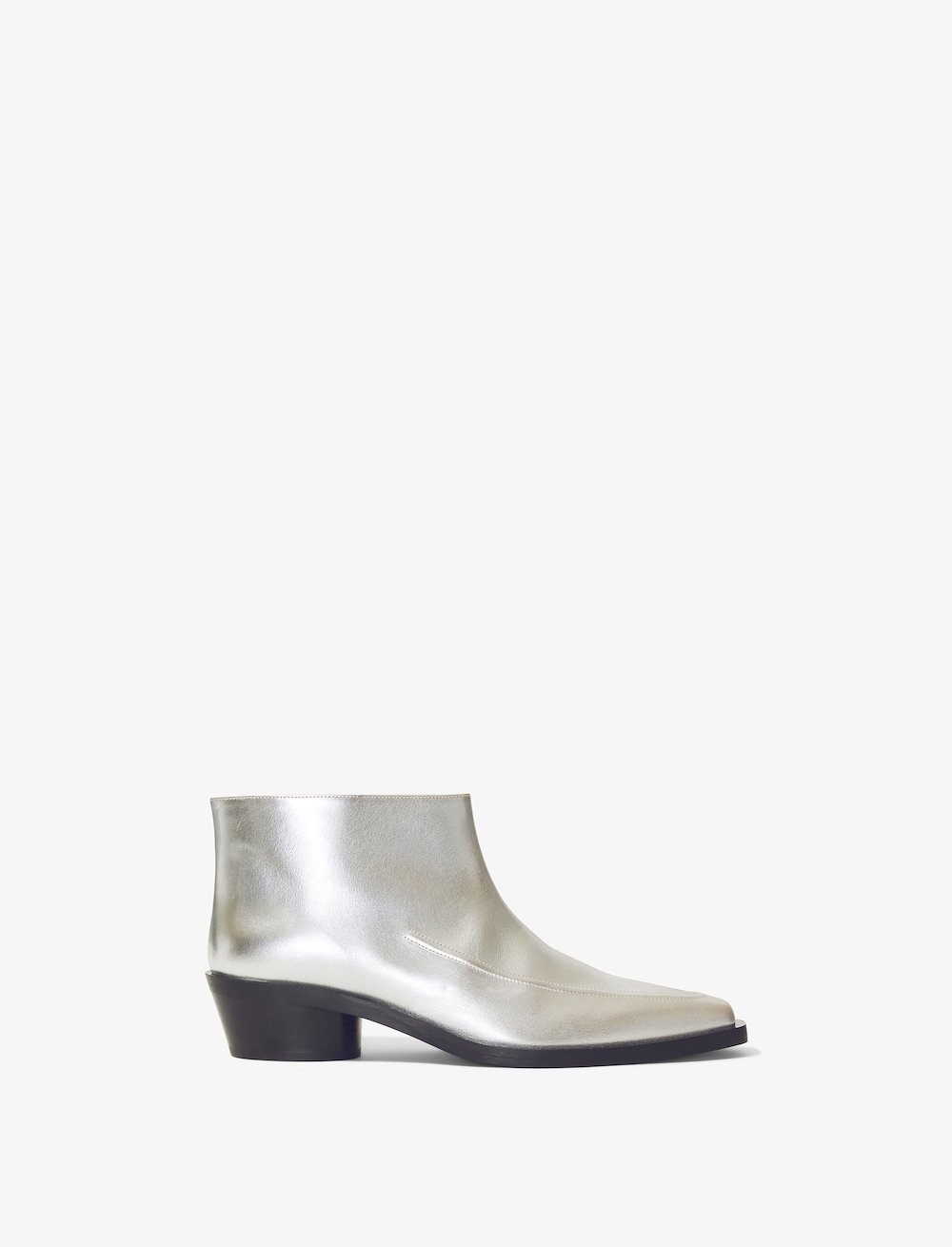 Metallic Bronco Ankle Boots