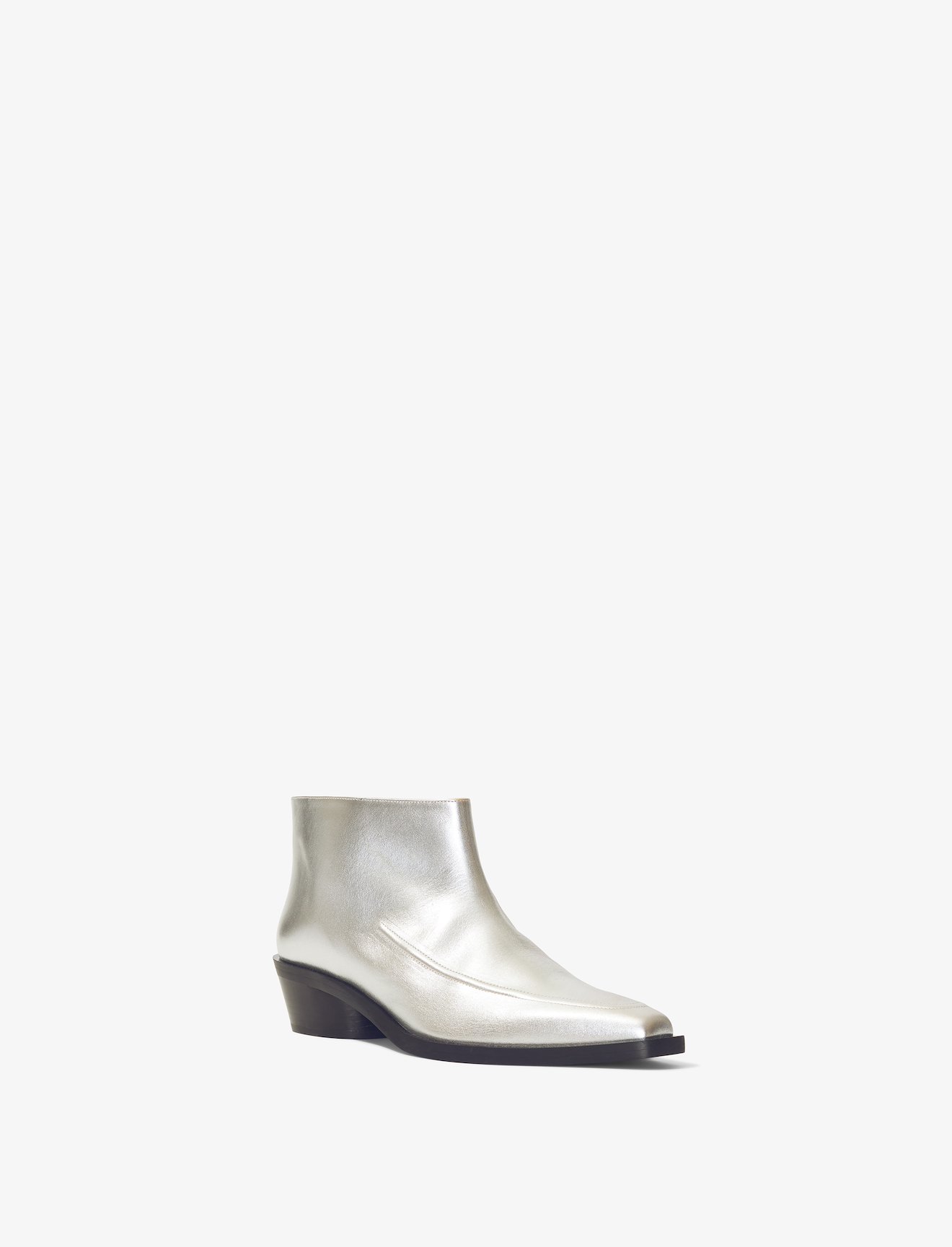 Metallic Bronco Ankle Boots #1