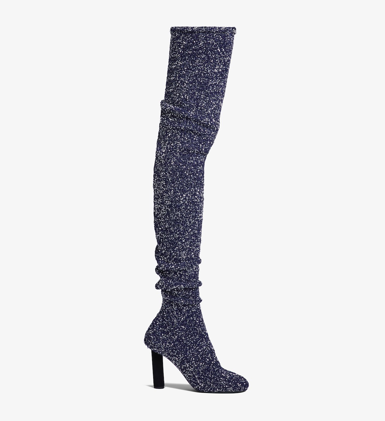 Glint Over The Knee Knit Boots
