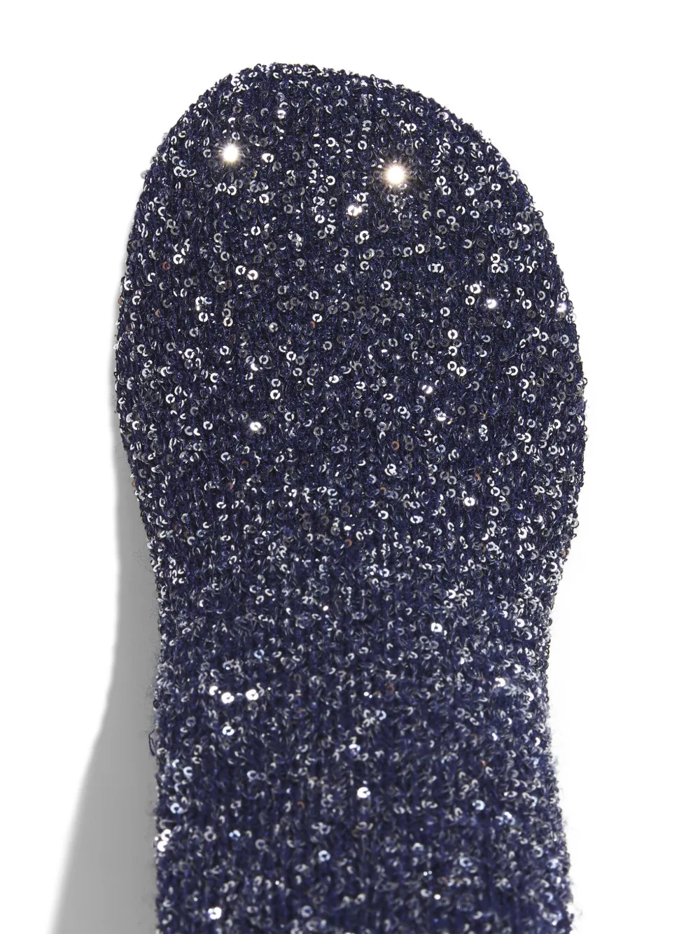Proenza Schouler Glint 100mm Sequin-embellished Knitted Botos In Blue