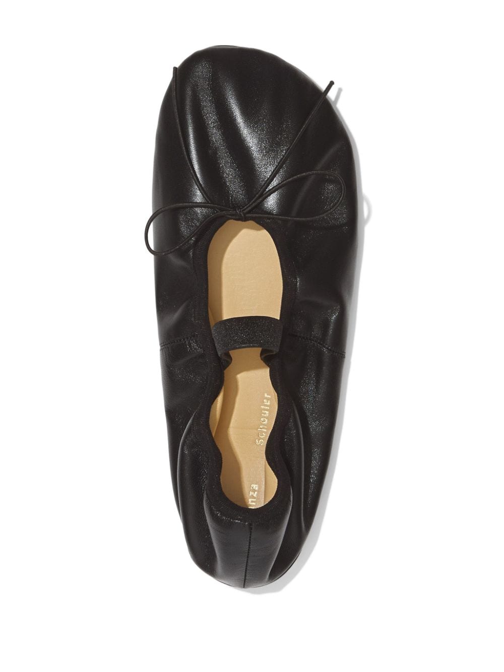 Shop Proenza Schouler Glove Mary Jane Ballerina Shoes In Black