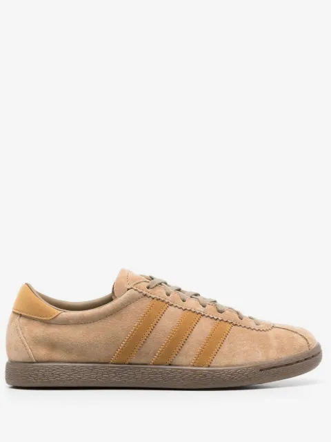 adidas baskets en cuir à bandes rayées signature