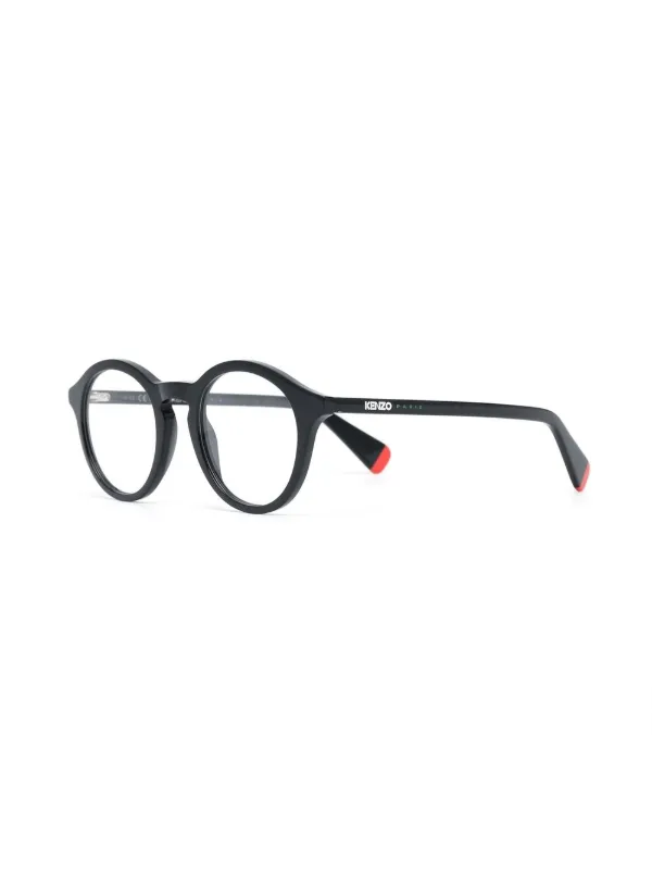 Kenzo Lunettes De Vue à Logo Imprimé Noir FARFETCH FR