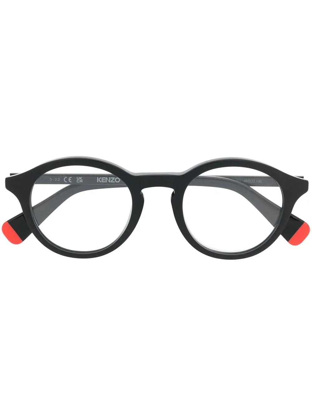 Kenzo lunettes de vue à logo imprimé | noir | Image 1