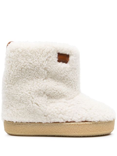 ISABEL MARANT Frieze shearling boots Women