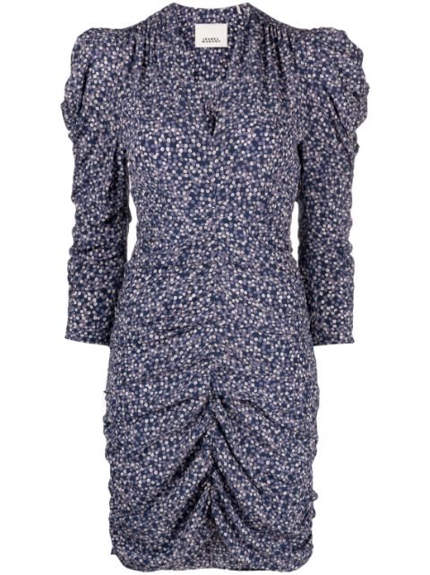 ISABEL MARANT Celina floral-print silk dress Women