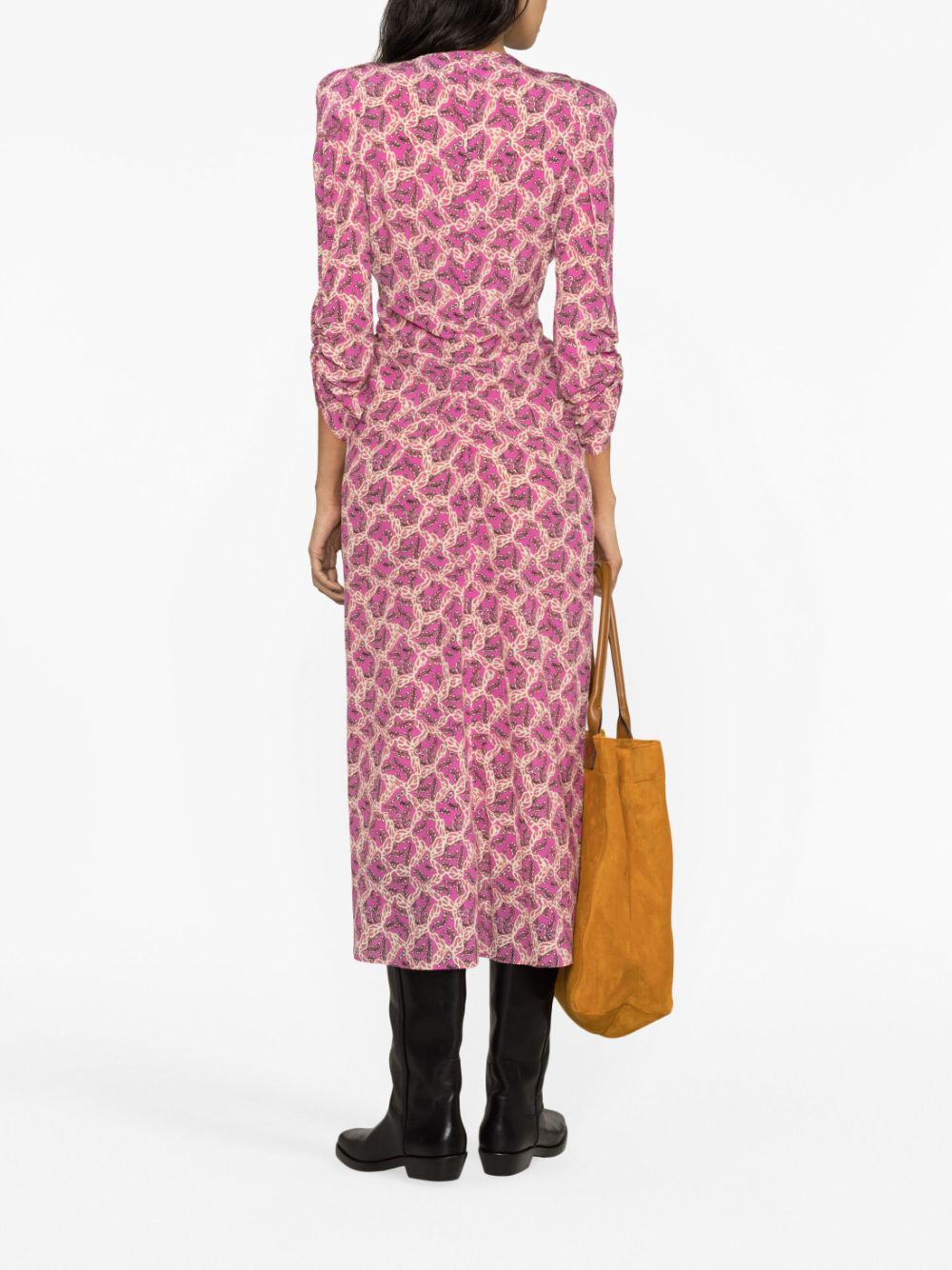 ISABEL MARANT Albini printed silk midi dress Women