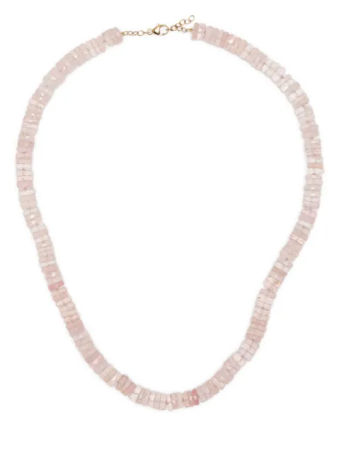 JIA JIA 14kt yellow gold Atlas rose quartz necklace