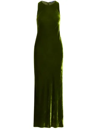 【送料 関税込】POLO RALPH LAUREN Velvet maxi dress Velvet maxi dress in black - Polo Ralph Lauren | Mytheresa