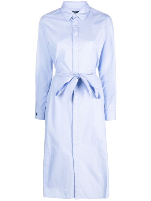 Polo Ralph Lauren belted cotton poplin shirtdress Women