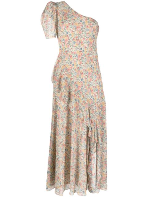 Polo Ralph Lauren one-shoulder floral-print maxi dress Women