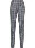 Prada gingham-check trousers - Black