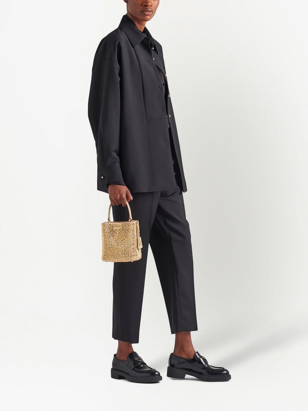 Image 2 of Prada kid-mohair tailored trousers